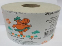 Туалетная бумага, 1 шт Толстушка
