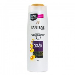 Шампунь и бальзам-ополаскиватель, Pantene Pro-v (Пантин про ви) 360 мл Интенсивный уход 3 в 1 дополнительный объем