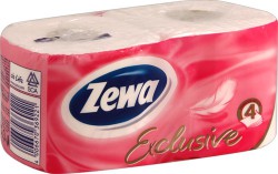 Туалетная бумага, Zewa (Зева) 2 шт Эксклюзив четырехслойная