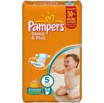 Подгузники, Pampers (Памперс) 11-25 кг р. 5 №58 слип энд плей джуниор