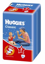 Подгузники, Huggies (Хаггис) 4-9 кг №15 классик миди