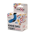 Бинт эластичный, Kinexib classic (Кинексиб классик) р. 5смх5м Кинезио-тейп синий